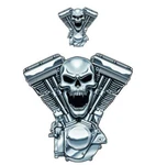 Lethal Threat "v-twin Engine Skull" Mini Sticker Decal. Fixed Price $7.16.