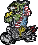 Lethal Threat Monster Biker Embroidered Patch Green. Fixed Price $29.44.