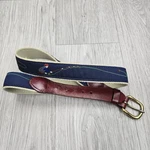 Vintage Leatherman Ltd Fly Fishing Angler Web Belt Mens 36 Blue Woven Ribbon Usa. Fixed Price $20.00.
