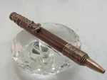Stunning High Quality Nautical East Indian Rosewood Twist Ball Point Pen Ornate. Fixed Price $66.45.