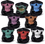8PCS Skull Face Mask Balaclava Ghost Biker Magic Scarf Dust Proof Sports Bandana. Fixed Price $20.94.