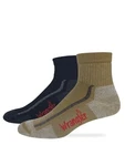 Wrangler Mens All Terrain Gear 70% Merino Wool Quarter Cushion Socks 2 Pair. Fixed Price $16.99.