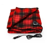 Camco Heated Blanket 12 Volt 59" - 43" Red / Black Plaid 42804. Fixed Price $54.03.