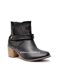 DREAM-3 By Jacobies Booties Boots Decorative Strap Elastic Insert Size 8 New Box. Fixed Price $50.69.