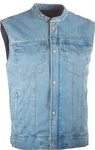 Highway 21 #6049 489-1079 Iron Sights Club Collar Denim Vest Lg Blue. Fixed Price $69.99.
