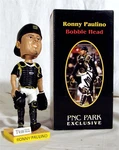 Ronny Paulino Autographed Signed Pittsburgh Pirates 2007 Bobble Head. Fixed Price $12.50.