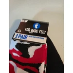For Bare Feet Chicago Blackhawks Nhl Socks 3 Pair Pack Camo Boom Red Lg. Fixed Price $8.00.