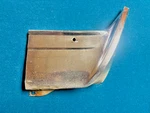 1964 Chevrolet Corvair Wheel Trim Dog Leg Right Front Passenger Side, Stainless. Fixed Price $16.50.