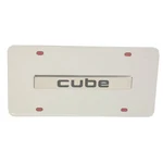 Nissan Cube Chrome License Plate. Fixed Price $59.83.