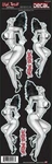 New Lethal Threat Gambling Addiction Pin-up Decal Sticker 9"X3.75" LT02097. Fixed Price $6.95.