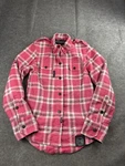 Speed & Strength Smokin' Ace Moto Shirt Flannel Women Wsm Pink Plaid Zip Snaps. Fixed Price $34.99.