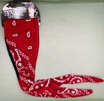 New Genuine Schampa OSB1-225 Old School Bandana Red/wht HWS2010. Fixed Price $17.95.