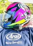 Arai Signet-q Bomb Full Face Helmet/sena Smh 10/CLEAR Visor/storage Bag/size. Fixed Price $749.95.
