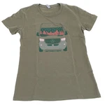 Mercedes Vans Ladies Adventure Graphic Tee Military Green Medium. Fixed Price $35.87.