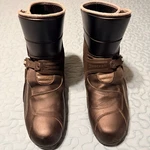 Joe Rocket Meteor Motorcycle Boots Men Size 13 Black Glossy Camo Side Zip Rebo. Fixed Price $69.99.
