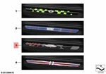 Genuine Mini Cooper Jcw One F56 F57 Led Door Sill Cover Strips 51472357729. Fixed Price $143.06.
