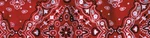 Zan Headgear DC106 Cooldanna 100% Cotton Red Paisley. Fixed Price $16.30.