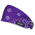 Schampa Purple/white Paisley Mini Doo-z Headwrap DZ02-223. Fixed Price $18.69.