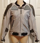 Cortech Womens Gx Air Tour Master Motorcycle Mesh Jacket Grey Xs Extra-small 6-8. Fixed Price $84.95.