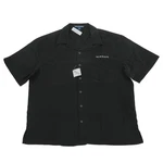 Nissan Short Sleeve Button-up Camp Shirt Black Large. Fixed Price $34.99.
