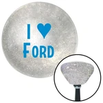 Blue 3 Ford Clear Retro Metal Flake Knob W/ M16X1.5 Insert Shifter. Fixed Price $89.95.
