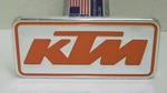 Ktm, Motorcycle Hitch Cover Rectangle Orange. Fixed Price $30.00.