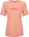 Fly Racing Women's Origin Corporate Tee (2023) Sm Peach 356-0102S. Fixed Price $38.99.
