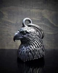 Eagle Head Motorcycle Biker Ride Bell Gremlin Good Luck Gift BB-20 Made Usa. Fixed Price $16.95.