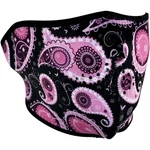 Zan Headgear Purple Paisley Half Face Neoprene Motorcycle Riding Mask WNFM162H. Fixed Price $11.88.