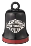 Harley-davidson Bar & Shield Logo Red Stripe Metal Ride Bell, Black. Fixed Price $26.95.