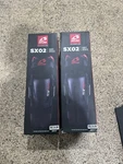 Evs Knee Braces- SX02-20K-M Black Medium. Fixed Price $275.00.