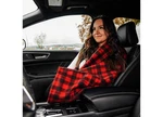 Camco 42804 Heated Blanket, 12V, 59" X 43", Red/black Plaid. Fixed Price $50.42.