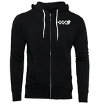 Thor Racing Men's Checkers Zip Up Fleece Hoodie Black Size Xl 3050-5818. Fixed Price $49.94.