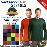 Sport-tek ST350LS Mens Long Sleeve Dri-fit Moisture Wicking Competitor T-shirt. Fixed Price $20.48.