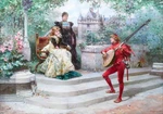 Vintage Table Ludovico Marchetti Th Orbe Music Azay-le-rideau Castle Goupil. Fixed Price $9980.96.