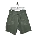 Nsf Troy Shorts Womens Xl Green High Waisted Paper Bag Midi Gorpcore Cargo. Fixed Price $34.80.