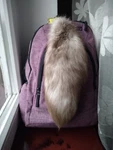 Real Light Brown Fox Tail Fur Keychain Decoration For Backpack Bag Car Motorcycl. Fixed Price $115.00.