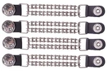 Buffalo Nickel Leather Vest EXTENDER(4 Set) Motorcycle Biker Chain Free Shipping. Fixed Price $29.99.