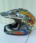 Youth Motorcycle Helmet Afx Rocket Boy Full Face Powersports Size Med FX-17Y. Fixed Price $69.00.