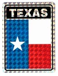 Pack Of 6 State Texas Flag Reflective Decal Bumper Sticker DC-544. Fixed Price $16.88.