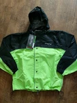 Frogg Toggs FT63133-148XL Toad Highway Reflective Jacket Green/black. Fixed Price $84.99.