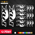 Fox - 17 Vinyl Decals Stickers Sheet Bike Frame Cycling Bicycle. Fixed Price $17.79.