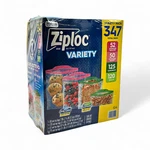 Ziplock Seal Top Bags Variety Pack 347-COUNT Clear. Fixed Price $14.50.