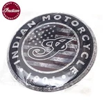 Tin Sign Indian Motorcycle Usa Flag Logo Metal. Fixed Price $87.84.
