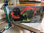 New Ray Orange Kubota KX080-4 Excavator, In Box # 354. Fixed Price $25.00.