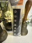 Studded Leather Pony Tail Wrap Hair Holder Biker Black 8" Long. Fixed Price $18.77.