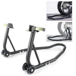 Adjustable Forklift Stand Rear Wheel Swingarm Spool Paddock Black. Fixed Price $99.95.
