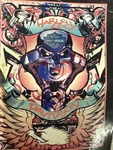 Large Russ Harley-davidson Graffiti His Skull Engine Garden Flag 43BY30 Banner. Fixed Price $14.50.