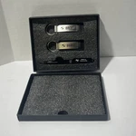 Bmw Genuine Leather Dealer (2) Key Chains And Pen Box Gift Set New. Fixed Price $15.00.