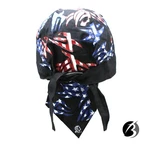 Headwrap Du Rag Skull Cap Bandana Doo Tribal Patriot Zan Flydanna Z594. Fixed Price $10.00.